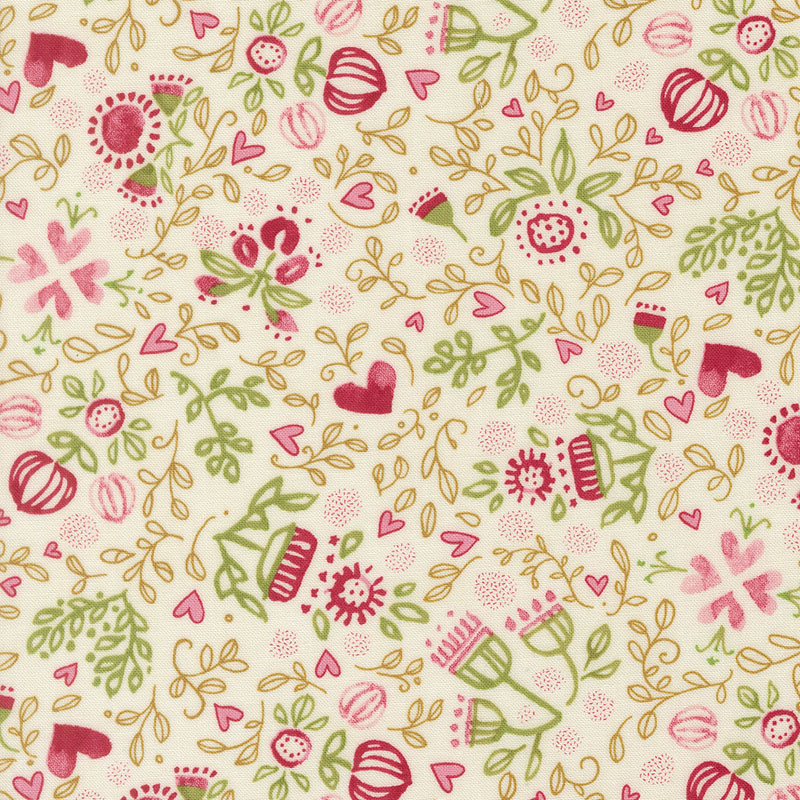 Darling Peony By Robin Pickens For Moda - Cream