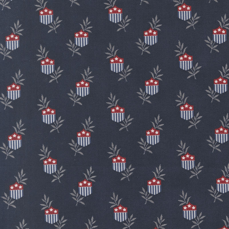American Gatherings Iii By Primitive Gatherings For Moda - Navy