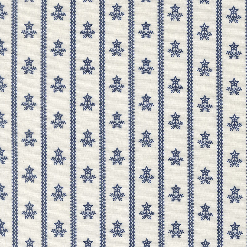 American Gatherings Iii By Primitive Gatherings For Moda - Cloud Nautical Blue