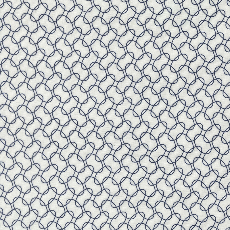 American Gatherings Iii By Primitive Gatherings For Moda - Cloud Nautical Blue