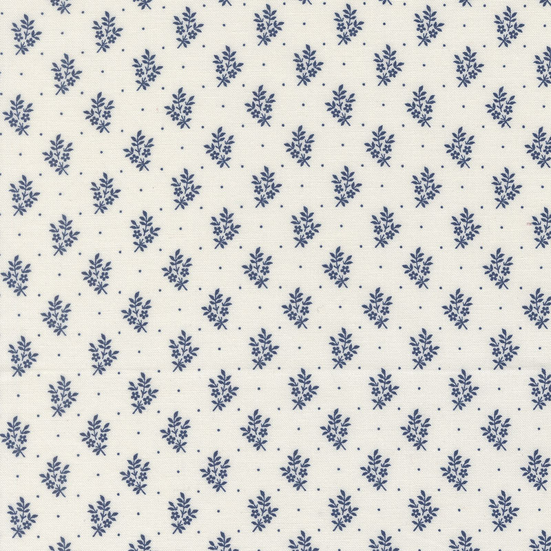American Gatherings Iii By Primitive Gatherings For Moda - Cloud Nautical Blue