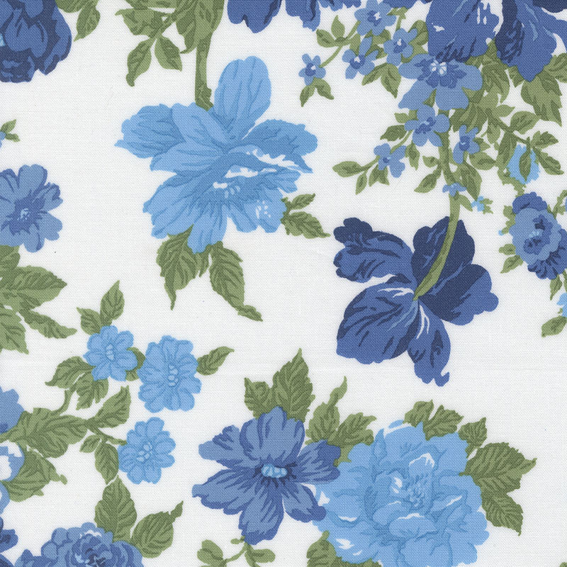 Blueprint By Camille Roskelley For Moda - White Multi