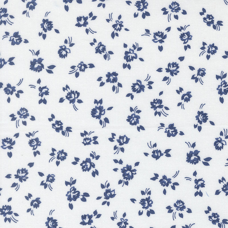 Blueprint By Camille Roskelley For Moda - White Navy