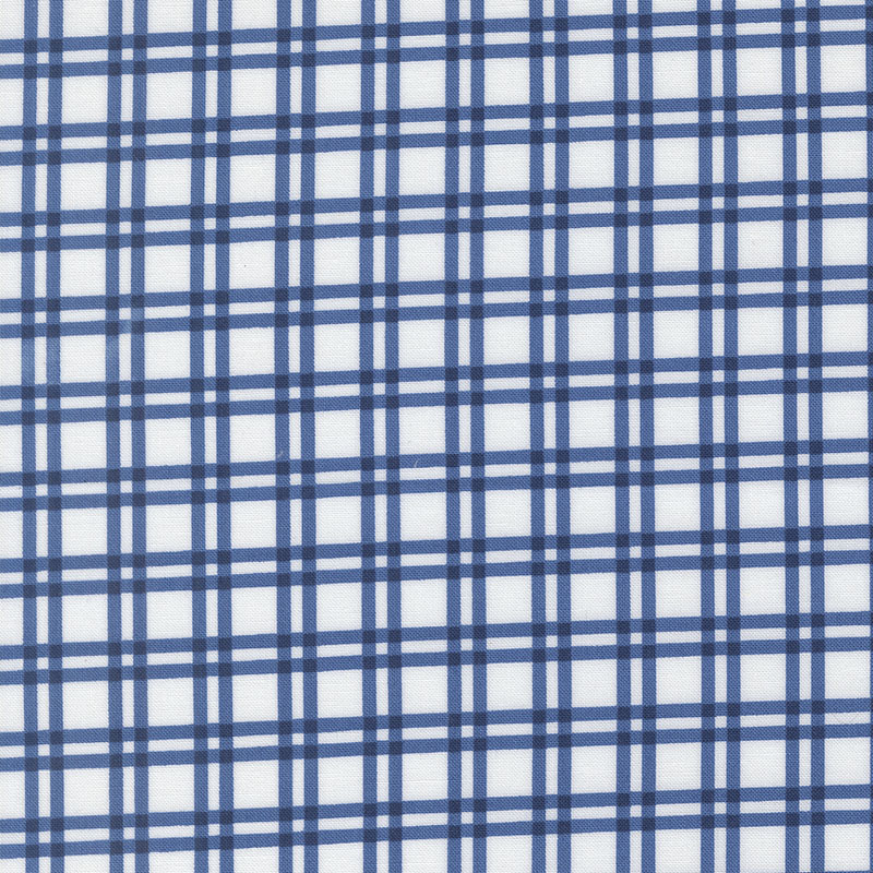 Blueprint By Camille Roskelley For Moda - White Navy