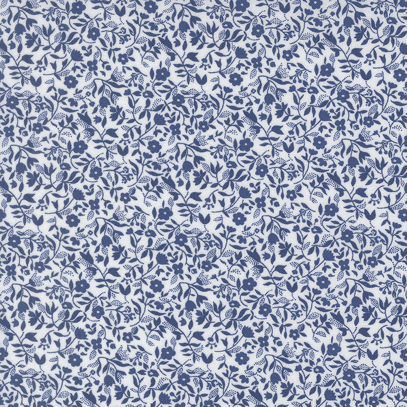 Blueprint By Camille Roskelley For Moda - White Navy