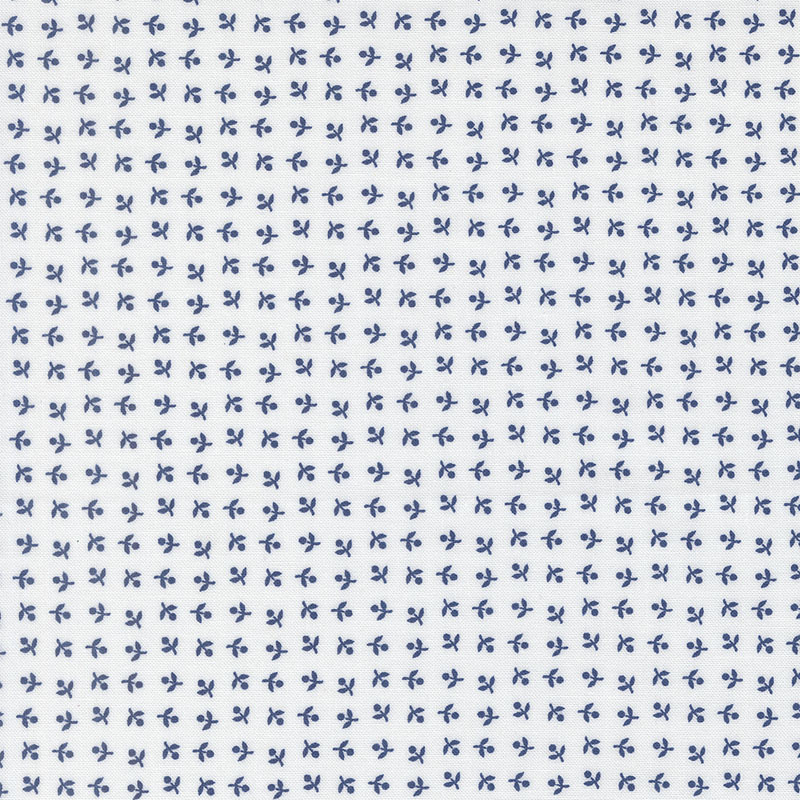 Blueprint By Camille Roskelley For Moda - White Navy