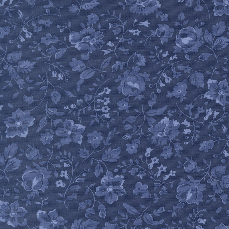 Blueprint By Camille Roskelley For Moda - Navy