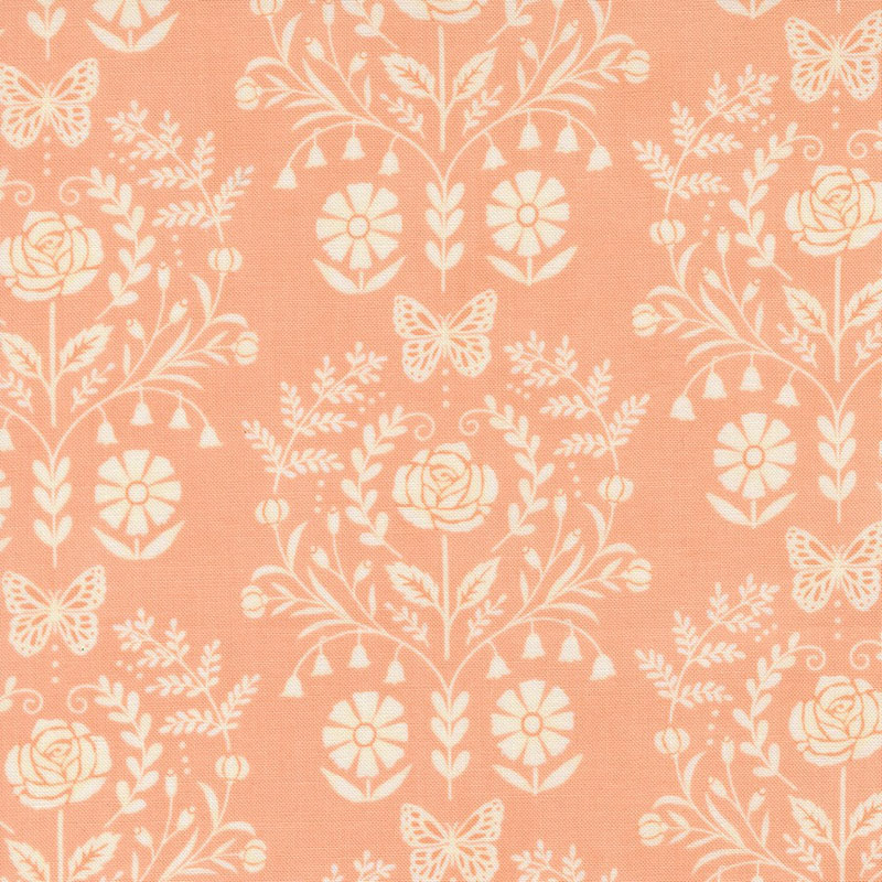 Kindness By Deb Strain For Moda - Coral