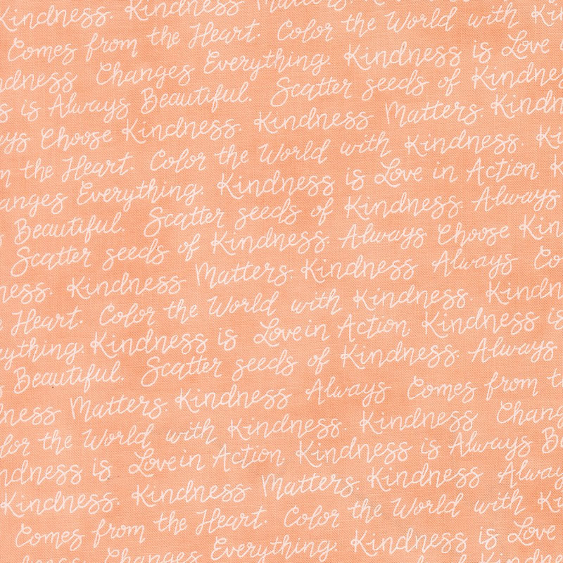 Kindness By Deb Strain For Moda - Coral