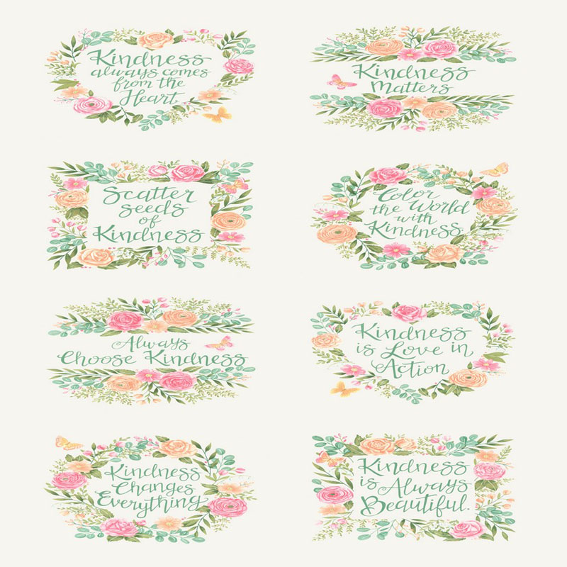 Kindness By Deb Strain For Moda - Dogwood