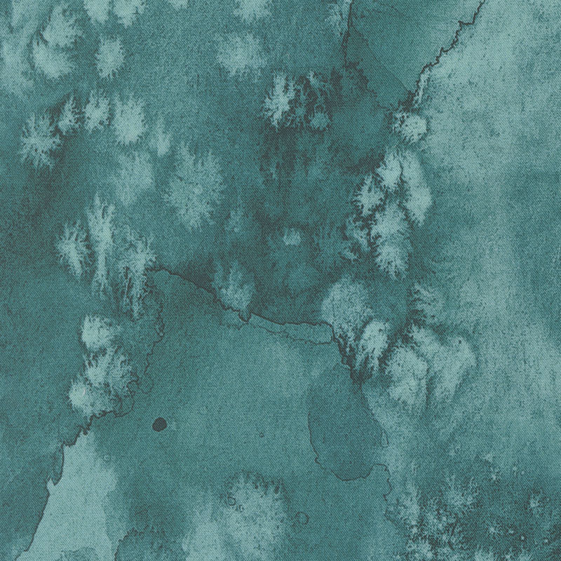 Soulstice - Flow By Create Joy Project For Moda - Turquoise