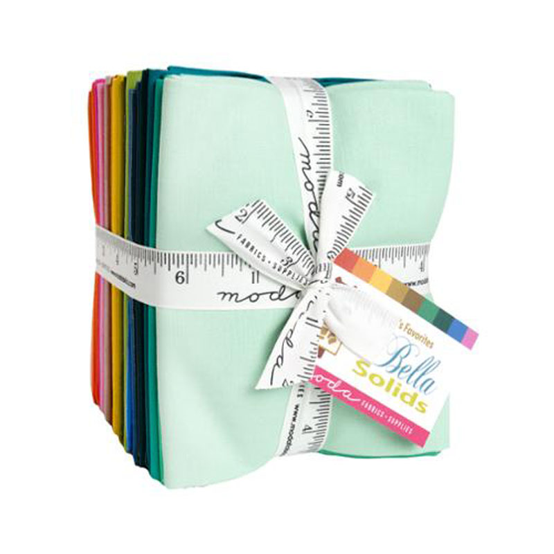 Bella Solids New Colours 2025 Fat 1/4\'s By Moda - 25 Pcs