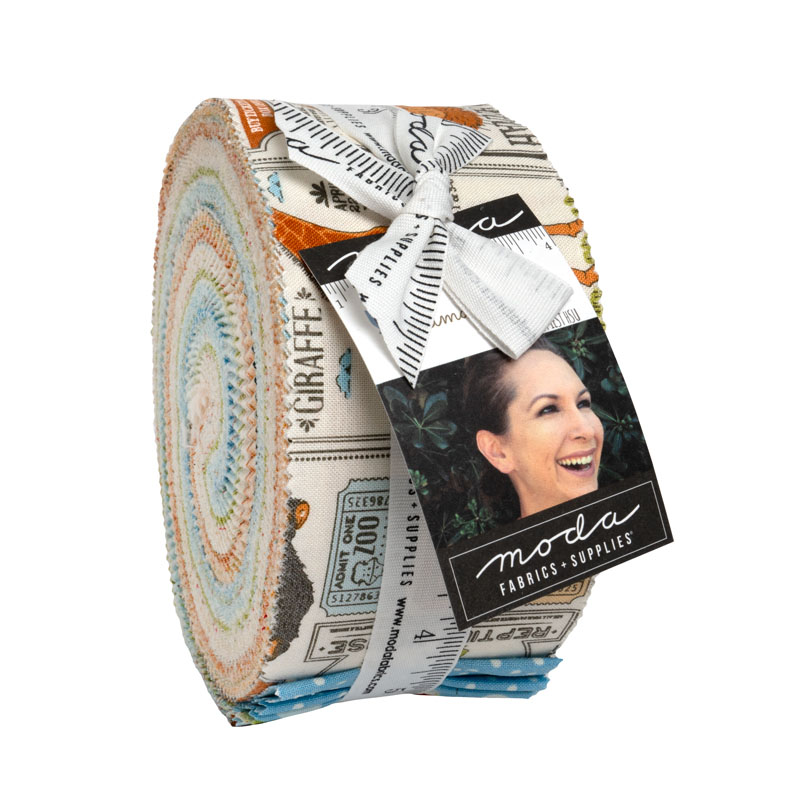 Animal Park Fun Jelly Rolls By Moda - Packs Of 4
