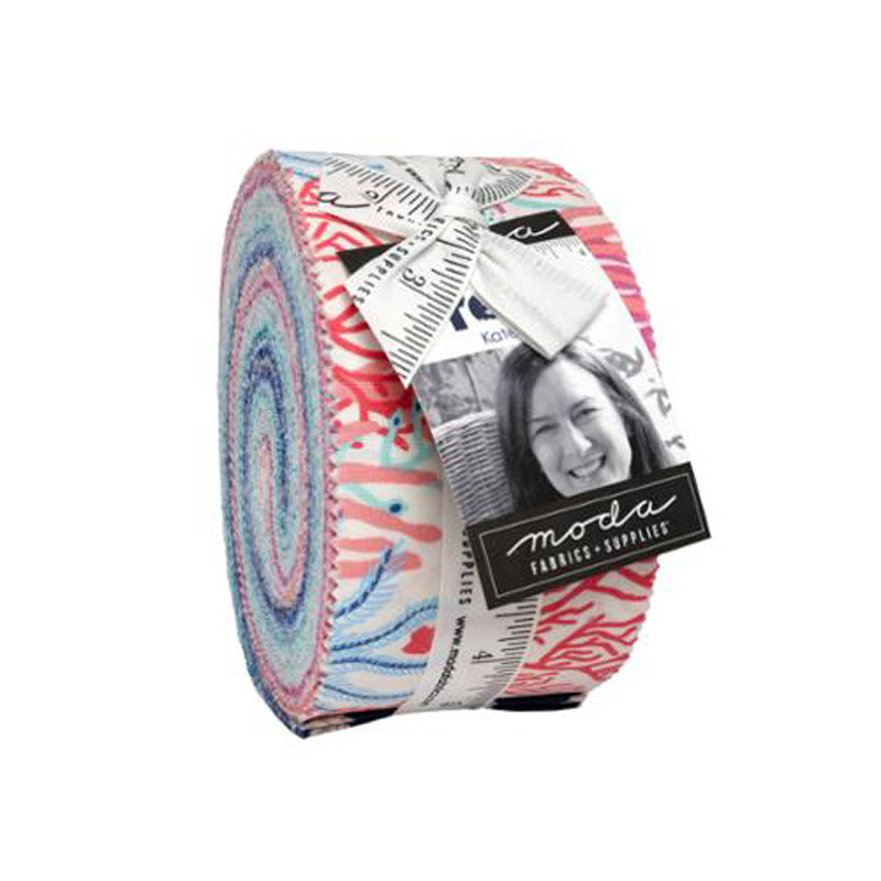 Reef Jelly Rolls By Moda - Packs Of 4
