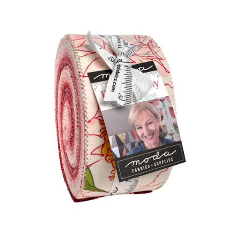Darling Peony Jelly Rolls By Moda - Packs Of 4