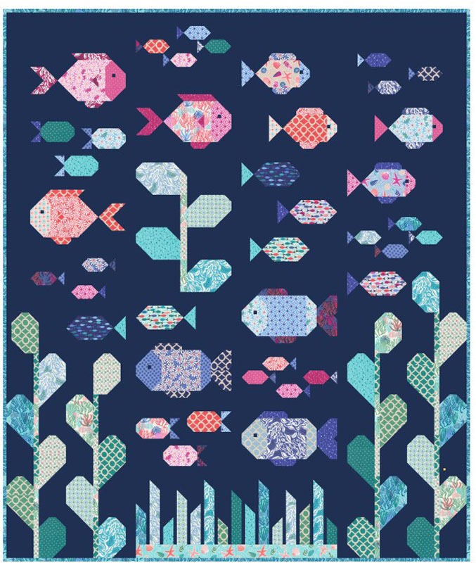Reef - Lagoon Kit By Kate Spain For Moda
