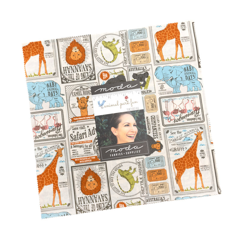 Animal Park Fun Layer Cakes By Moda - Packs Of 4