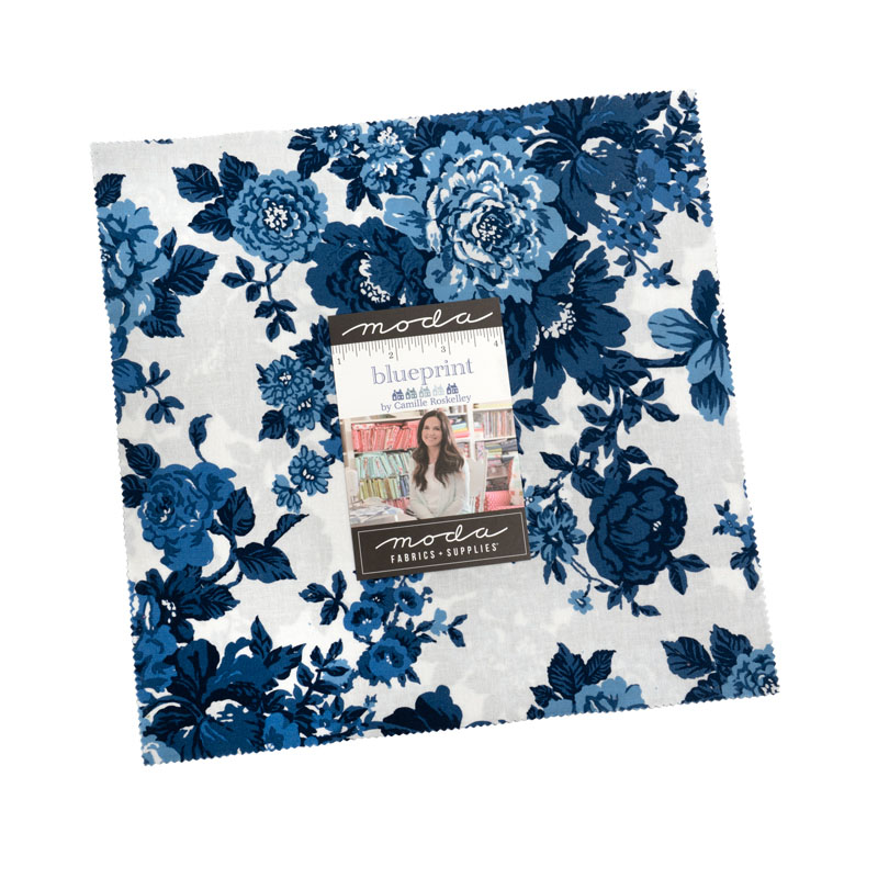 Blueprint Layer Cakes By Moda - Packs Of 4