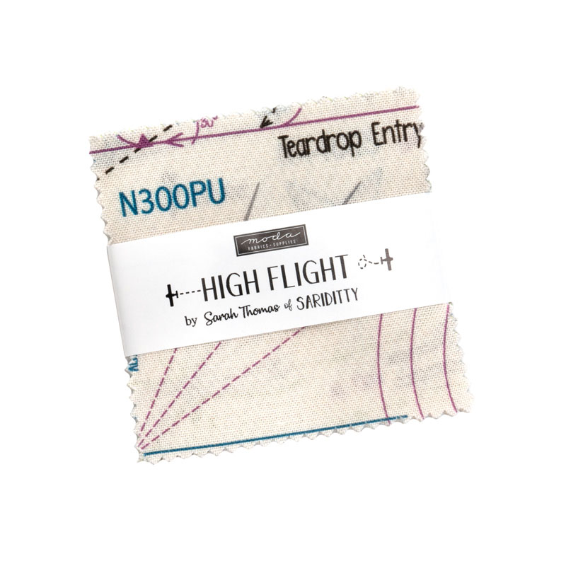 High Flight Mini Charm Packs By Moda - Packs Of 24