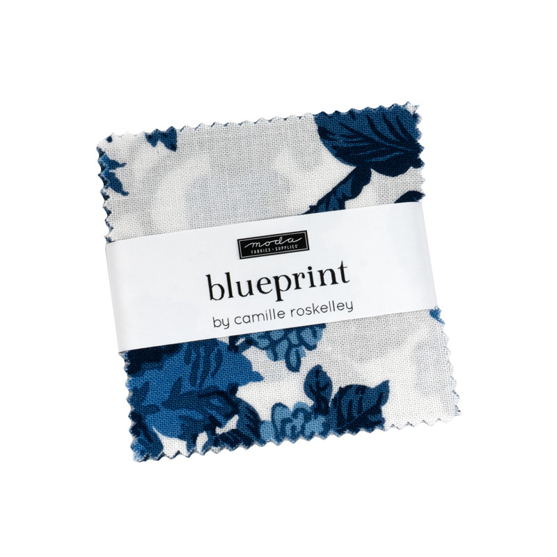 Blueprint Mini Charm Packs By Moda - Packs Of 24