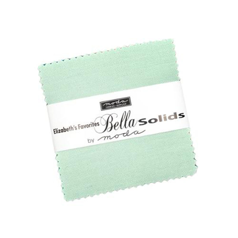Bella Solids New Colours 2025 Mini Charm Packs By Moda - Packs Of 24