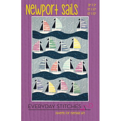 Newport Sails Pattern By Everyday Stitches For Moda - Minimum Of 3