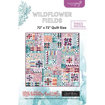 Wildflower Fields Pattern By Create Joy Project For Moda - Minimum Of 3