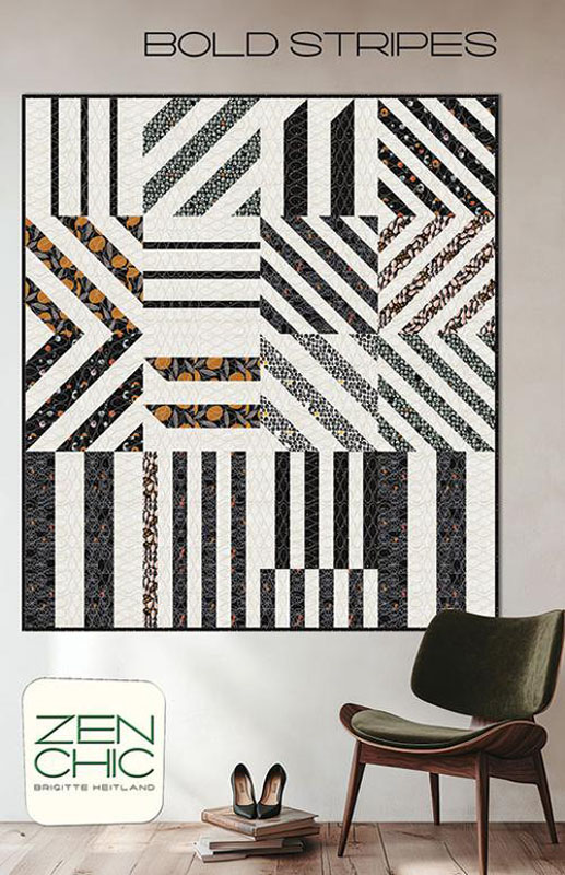 Bold Stripes Pattern By Zen Chic For Moda  - Minimum Of 3