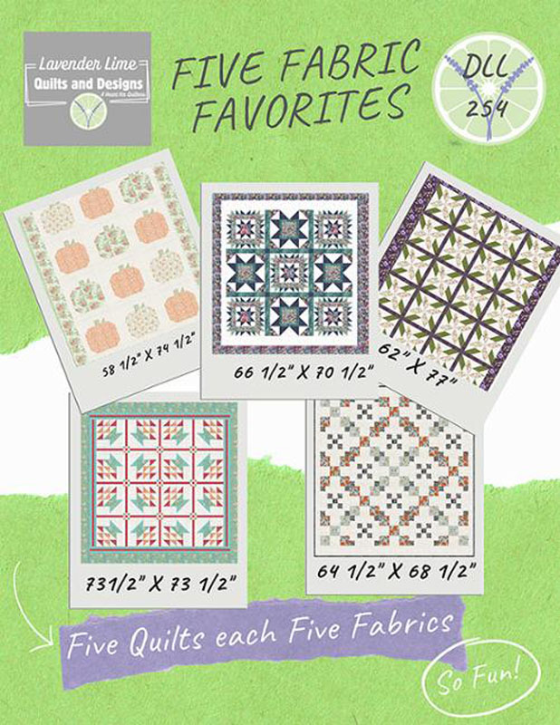 Five Fabric Favorites Pattern By Lavender Lime For Moda - Minimum Of 3