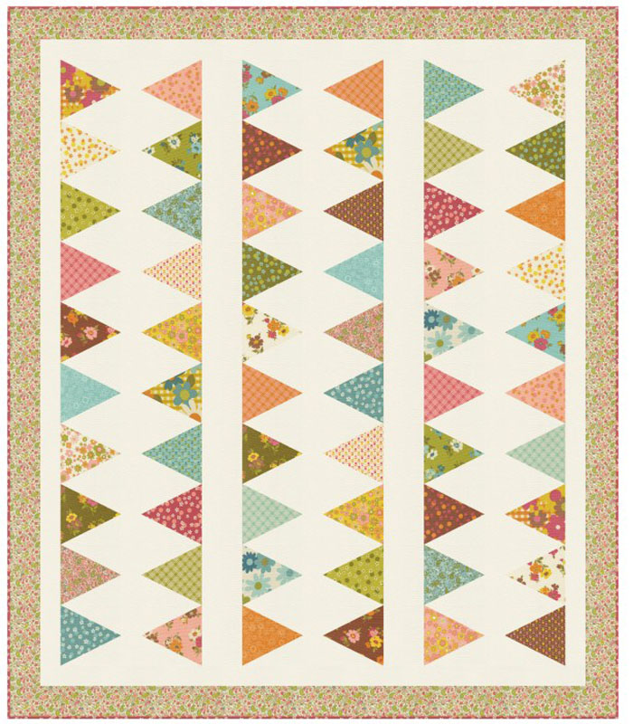 Backgammon Pattern By My Wandering Path For Moda - Minimum Of 3