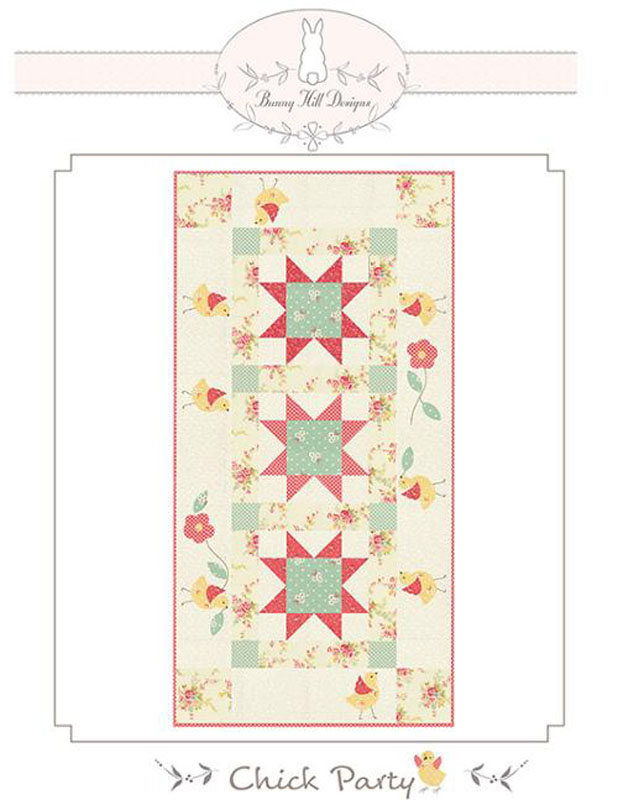 Chick Party Pattern By Bunny Hill Designs For Moda - Minimum Of 3