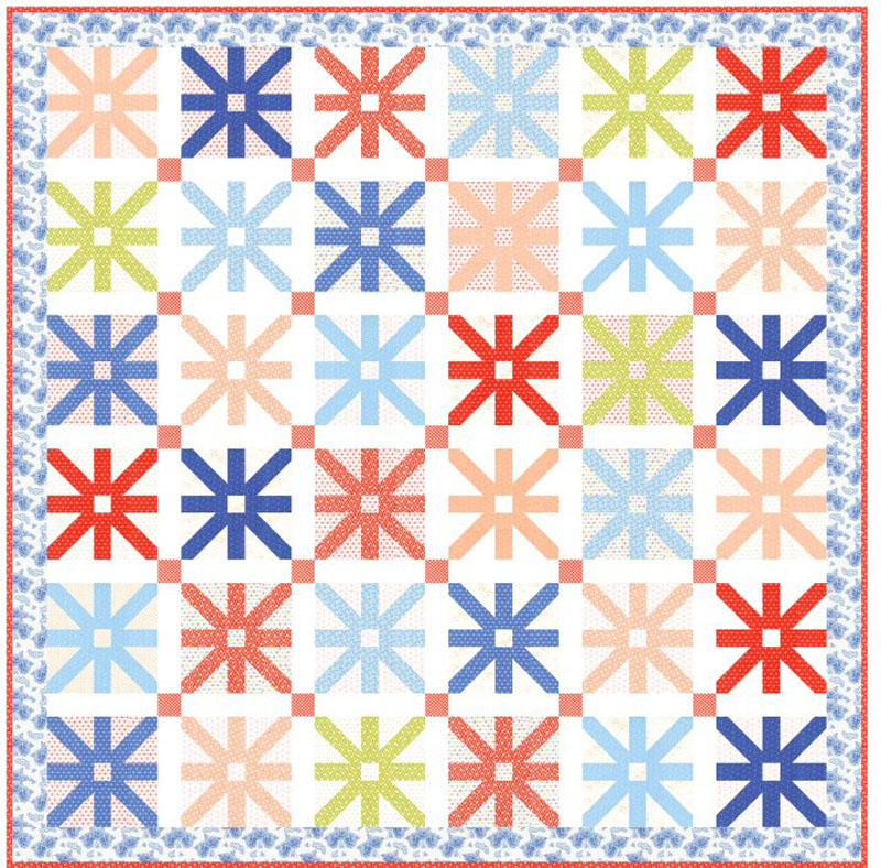 Fireworks Pattern By Fig Tree & Co. For Moda - Minimum Of 3