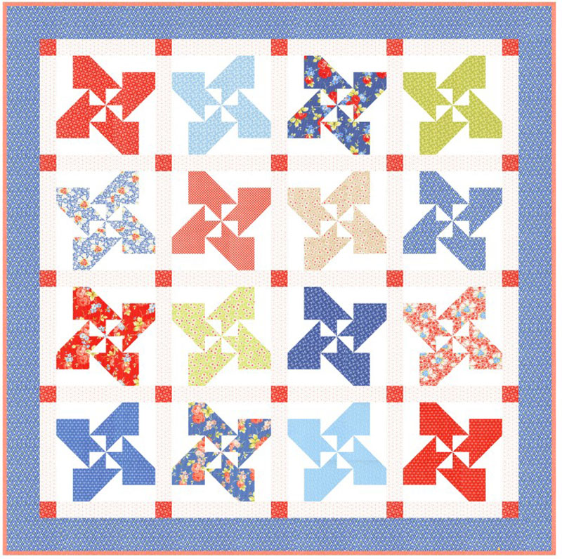 Pinwheel Parade Pattern By Fig Tree & Co. For Moda - Minimum Of 3