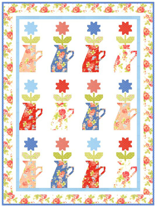Milk And Blossoms Pattern By Fig Tree & Co. For Moda - Minimum Of 3