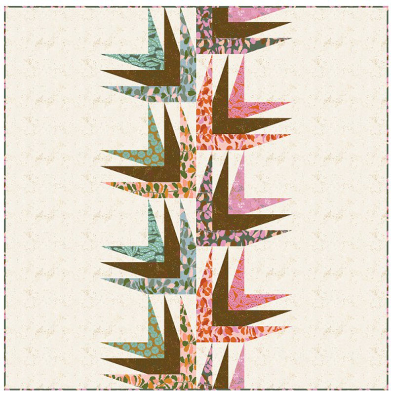 Prickly Petals Pattern By Whole Circle Studio For Moda  - Minimum Of 3