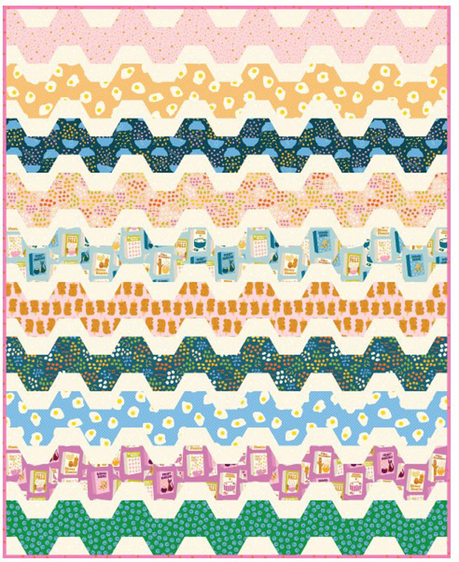 Beach Waves Pattern By Sew Mariana For Moda - Minimum Of 3