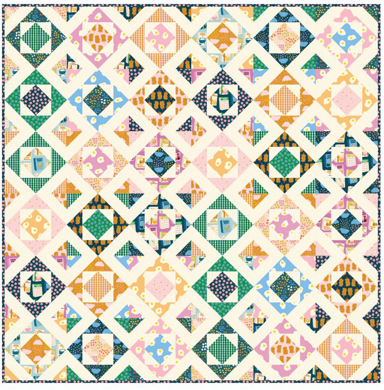 Raw Diamond Pattern By Holly Clarke Design For Moda - Minimum Of 3