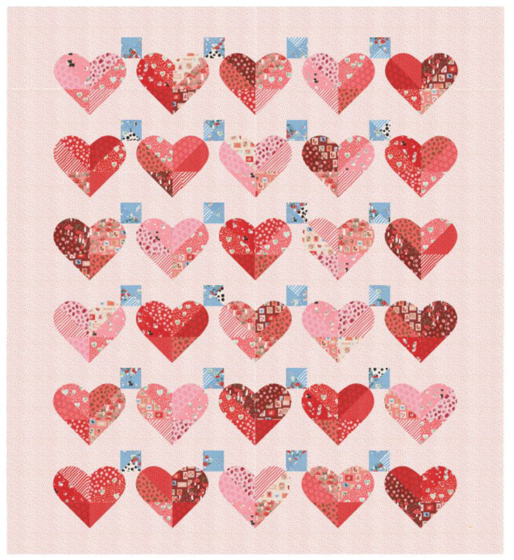 Only You Pattern By Lizzy House For Moda - Minimum Of 3