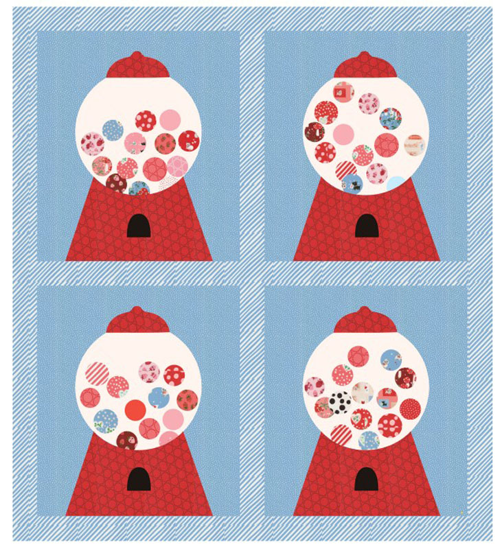 Gumball Machine Pattern By Lizzy House For Moda - Minimum Of 3