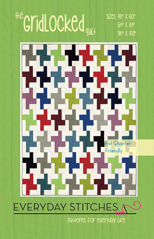The Gridlocked Quilt Pattern By Everyday Stitches For Moda  - Minimum Of 3