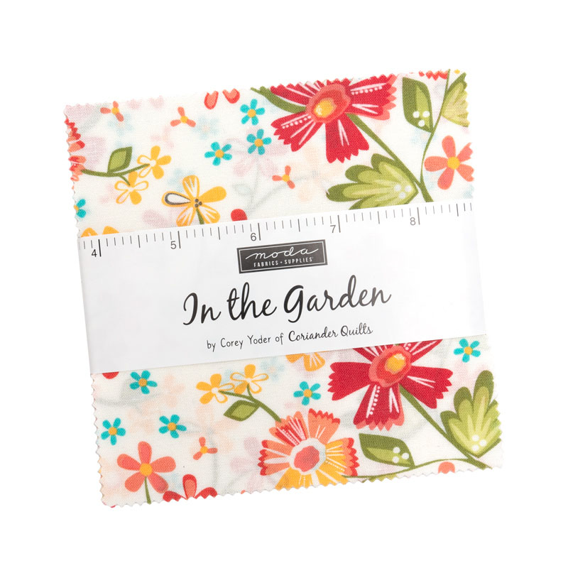 In The Garden Charm Packs By Moda - Packs Of 12