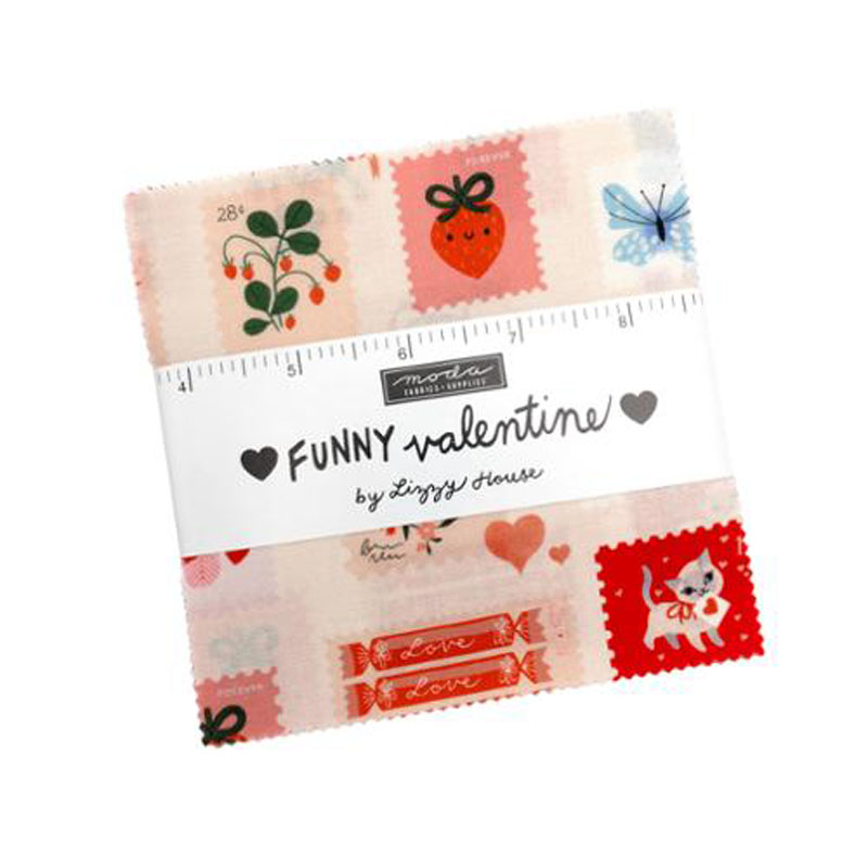 Funny Valentine Charm Packs By Moda - Packs Of 12