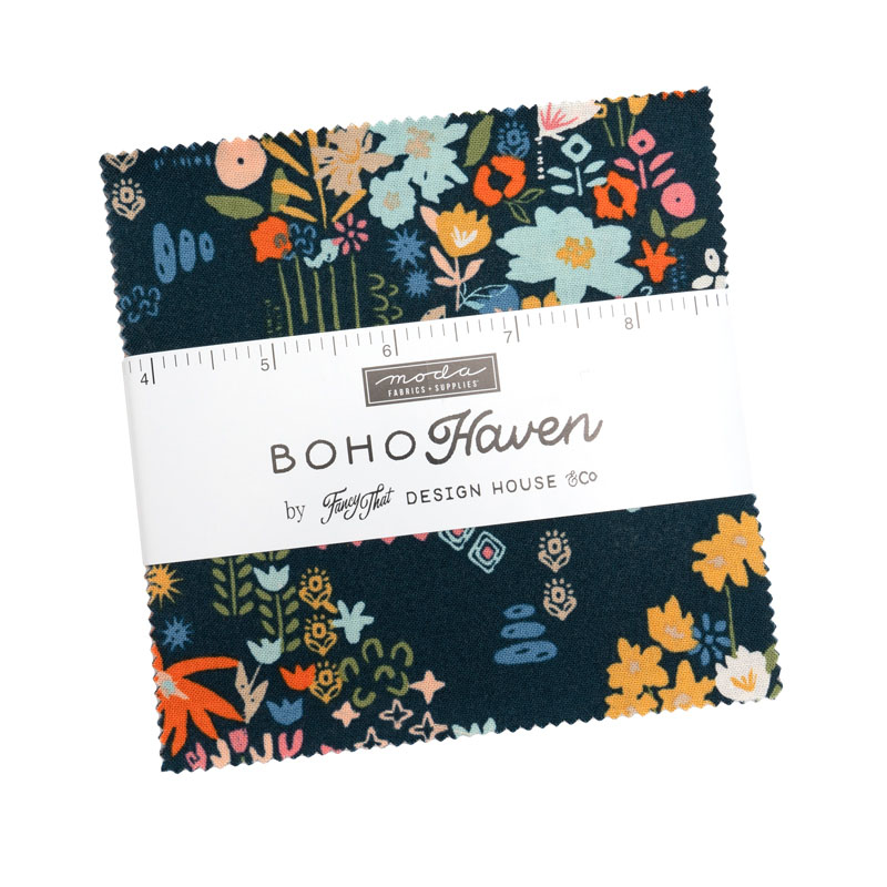Boho Haven Charm Packs By Moda - Packs Of 12