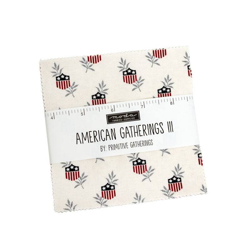 American Gatherings Iii Charm Packs By Moda - Packs Of 12