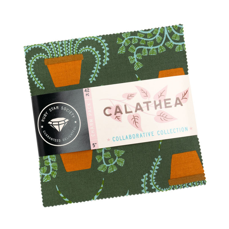 Calathea Charm Packs By Moda - Packs Of 12
