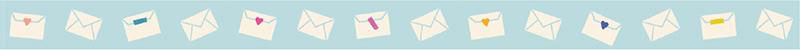 Ribbon Envelopes 5/8" 13.7 Mtr Sp 16mm Col 1 By Rashida Coleman-Hale For Moda