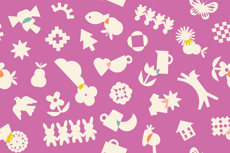 Paper Cuts 2 By Rashida Coleman-Hale Of Ruby Star Society For Moda - Heliotrope