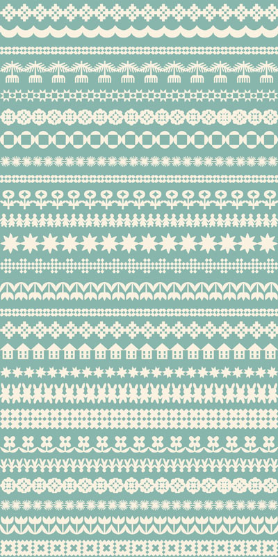 Paper Cuts 2 By Rashida Coleman-Hale Of Ruby Star Society For Moda - Water