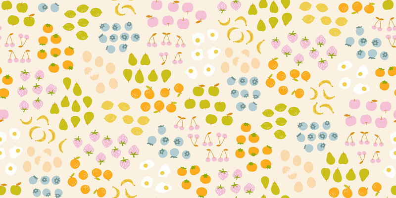 Egg And Friends By Kimberly Kight Of Ruby Star Society For Moda - Natural