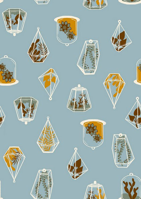 Calathea By Ruby Star Society For Moda - Soft Blue